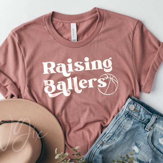 Raising Ballers Basketball mom SVG + PNG - SVGix