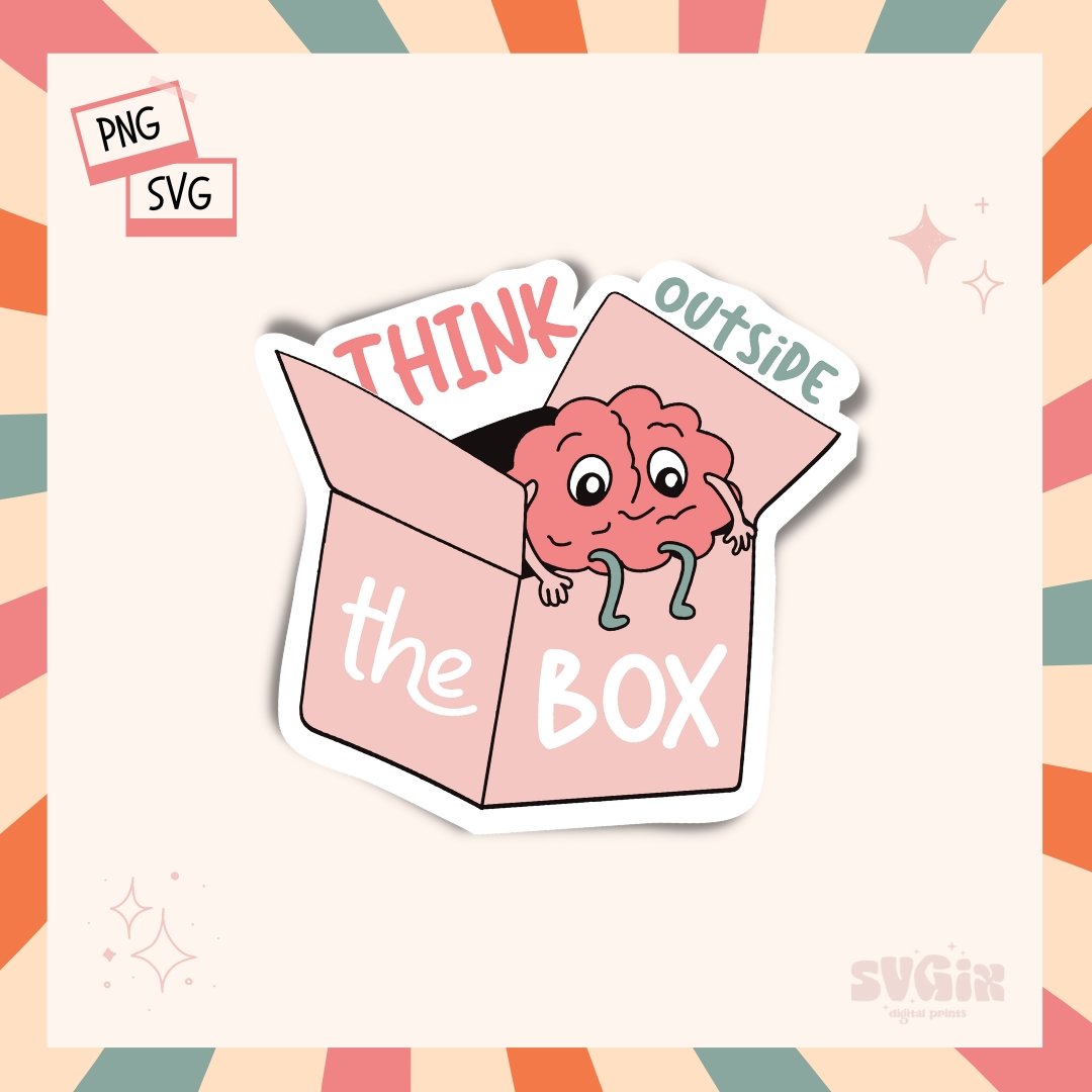 Think Outside the Box PNG SVG - SVGix